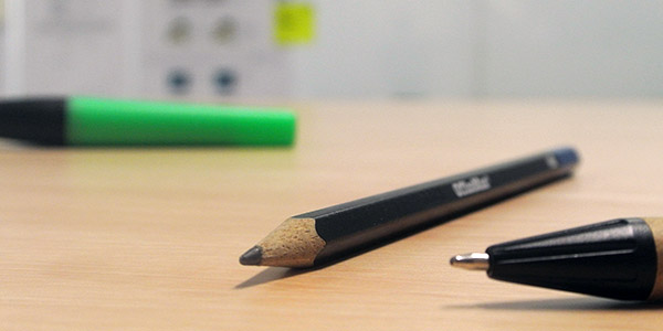 Pencils and post its